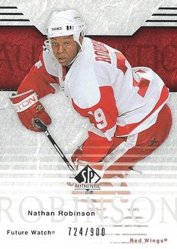 2003-04 SP Authentic #106 Nathan Robinson Front