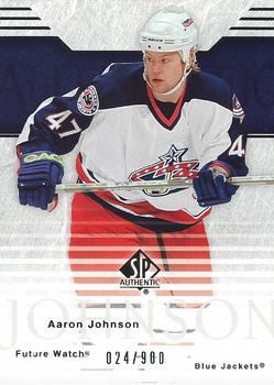 2003-04 SP Authentic #118 Aaron Johnson Front