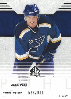 2003-04 SP Authentic #126 John Pohl Front