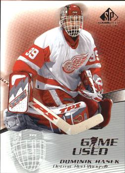 2003-04 SP Game Used #18 Dominik Hasek Front