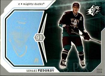 2003-04 SPx #3 Sergei Fedorov Front