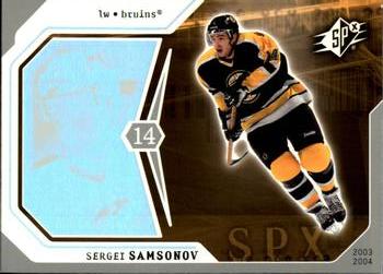 2003-04 SPx #7 Sergei Samsonov Front