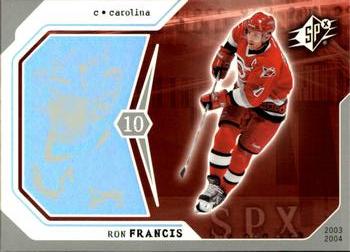 2003-04 SPx #16 Ron Francis Front