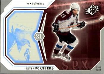 2003-04 SPx #23 Peter Forsberg Front