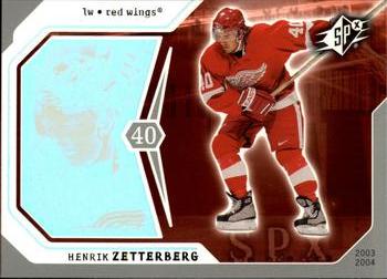 2003-04 SPx #32 Henrik Zetterberg Front