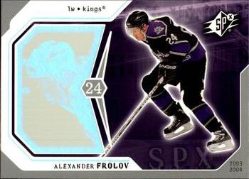 2003-04 SPx #45 Alexander Frolov Front