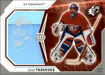 2003-04 SPx #50 Jose Theodore Front