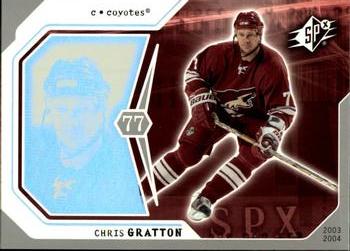 2003-04 SPx #74 Chris Gratton Front