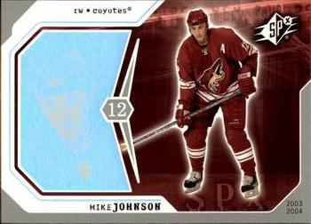 2003-04 SPx #76 Mike Johnson Front