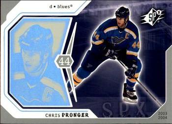 2003-04 SPx #86 Chris Pronger Front