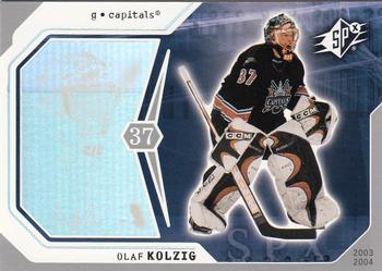 2003-04 SPx #99 Olaf Kolzig Front
