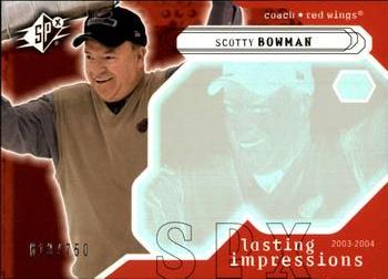 2003-04 SPx #105 Scotty Bowman Front