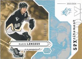 2003-04 SPx #144 Mario Lemieux Front
