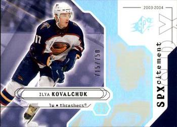 2003-04 SPx #145 Ilya Kovalchuk Front