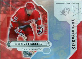 2003-04 SPx #146 Henrik Zetterberg Front