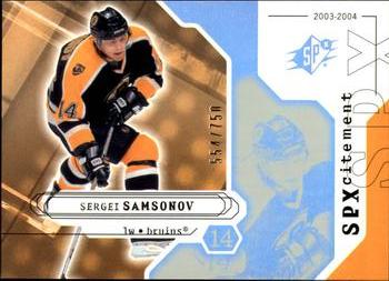 2003-04 SPx #154 Sergei Samsonov Front