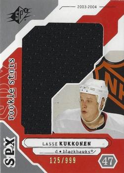 2003-04 SPx #193 Lasse Kukkonen Front