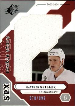 2003-04 SPx #203 Matthew Spiller Front