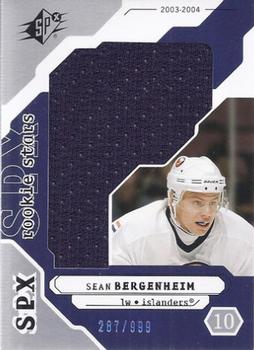 2003-04 SPx #206 Sean Bergenheim Front
