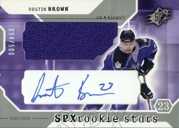2003-04 SPx #223 Dustin Brown Front