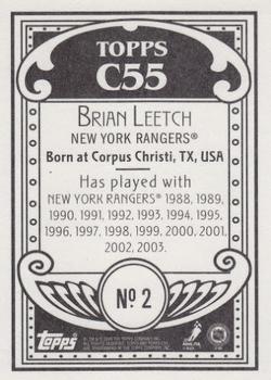 2003-04 Topps C55 #2 Brian Leetch Back