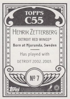 2003-04 Topps C55 #7 Henrik Zetterberg Back
