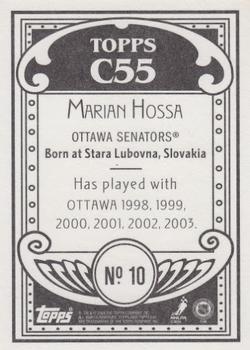 2003-04 Topps C55 #10 Marian Hossa Back