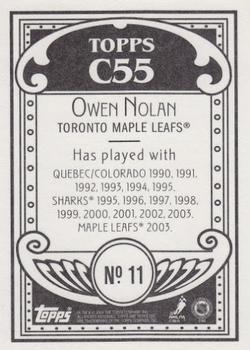 2003-04 Topps C55 #11 Owen Nolan Back