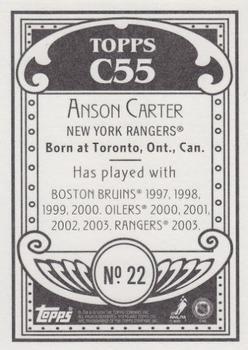 2003-04 Topps C55 #22 Anson Carter Back