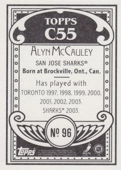 2003-04 Topps C55 #96 Alyn McCauley Back