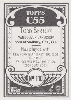 2003-04 Topps C55 #110 Todd Bertuzzi Back