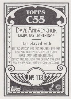 2003-04 Topps C55 #113 Dave Andreychuk Back