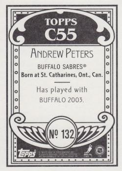 2003-04 Topps C55 #132 Andrew Peters Back