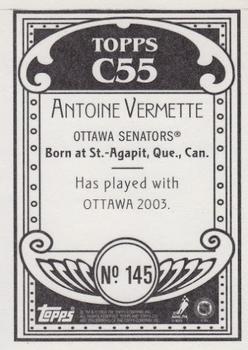 2003-04 Topps C55 #145 Antoine Vermette Back