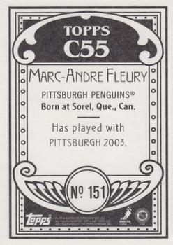 2003-04 Topps C55 #151 Marc-Andre Fleury Back