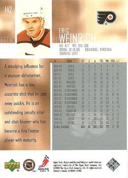 2003-04 Upper Deck #142 Eric Weinrich Back