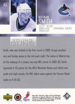 2003-04 Upper Deck #457 Nathan Smith Back