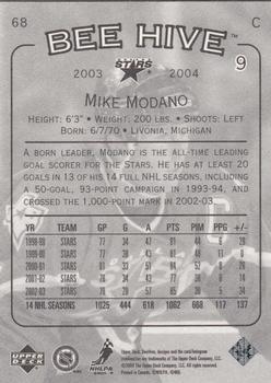 2003-04 Upper Deck Beehive #68 Mike Modano Back