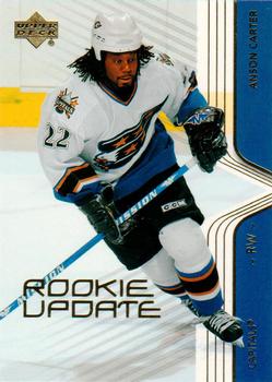 2003-04 Upper Deck Rookie Update #89 Anson Carter Front