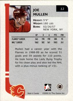 2004-05 In The Game Franchises Canadian #12 Joe Mullen Back