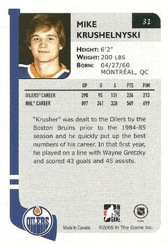 2004-05 In The Game Franchises Canadian #31 Mike Krushelnyski Back