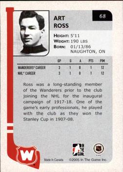 2004-05 In The Game Franchises Canadian #68 Art Ross Back