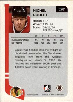2004-05 In The Game Franchises US West #167 Michel Goulet Back