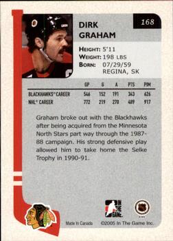 2004-05 In The Game Franchises US West #168 Dirk Graham Back