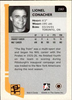 2004-05 In The Game Franchises US West #280 Lionel Conacher Back