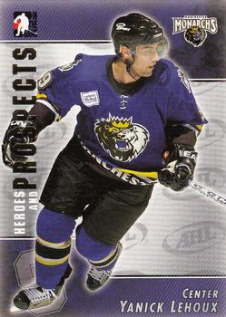 2004-05 In The Game Heroes and Prospects #23 Yanick Lehoux Front
