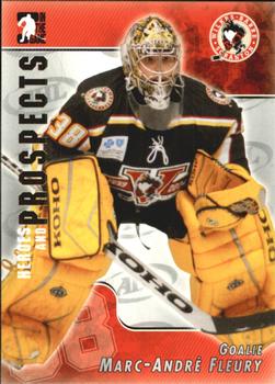 2004-05 In The Game Heroes and Prospects #34 Marc-Andre Fleury Front