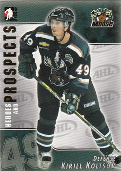2004-05 In The Game Heroes and Prospects #35 Kirill Koltsov Front