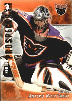 2004-05 In The Game Heroes and Prospects #48 Antero Niittymaki Front
