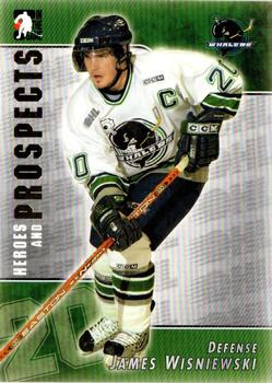 2004-05 In The Game Heroes and Prospects #77 James Wisniewski Front